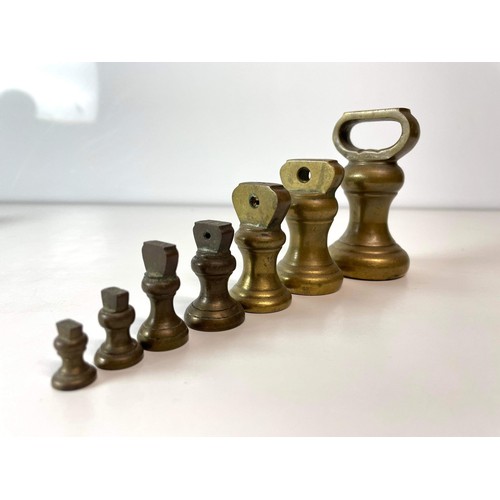 31 - BRASS CHESS WEIGHTS