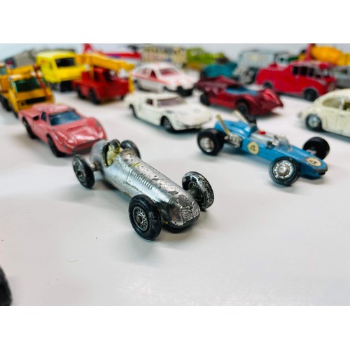 36 - COLLECTION OF MIXED SCALE PLAY WORN MODEL CARS