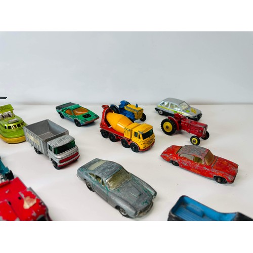 36 - COLLECTION OF MIXED SCALE PLAY WORN MODEL CARS