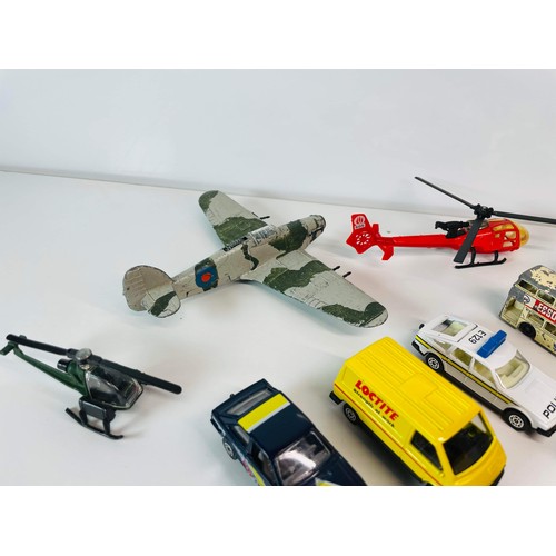 36 - COLLECTION OF MIXED SCALE PLAY WORN MODEL CARS