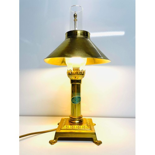 41 - BRASS SHADE SIDE LAMP