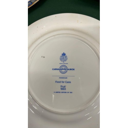 378 - ROYAL WORCESTER FOOD FOR CANS PLATES