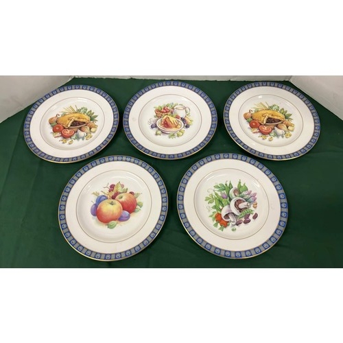 378 - ROYAL WORCESTER FOOD FOR CANS PLATES