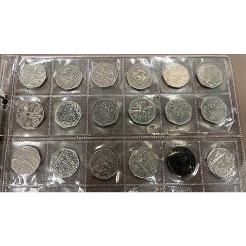 203 - COLLECTION OF 27 X 50p COINS WITH SPEND VALUE OF £10.50 TO INCLUDE BEATRIX POTTER AND OTHER SUBJECTS... 