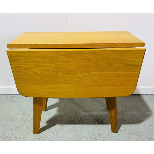 286 - MODERN OAK DROP LEAF TABLE