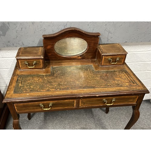 605 - EDWARDIAN INLAID LADIES WRITING DESK