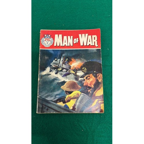 610 - 22 X VINTAGE WAR AT SEA COMIC BOOKS