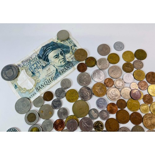 214 - COIN COLLECTION AND BANK NOTE