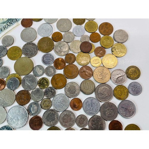 214 - COIN COLLECTION AND BANK NOTE