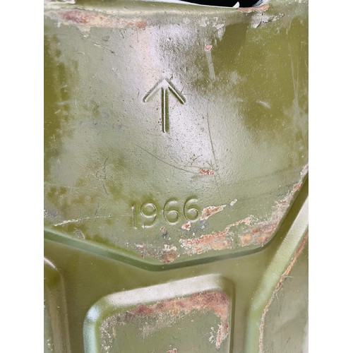 207 - 1966 GREEN JERRY CAN WITH CROWS FOOT