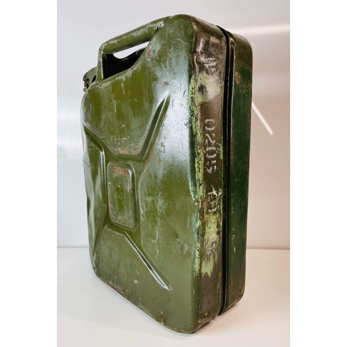 207 - 1966 GREEN JERRY CAN WITH CROWS FOOT