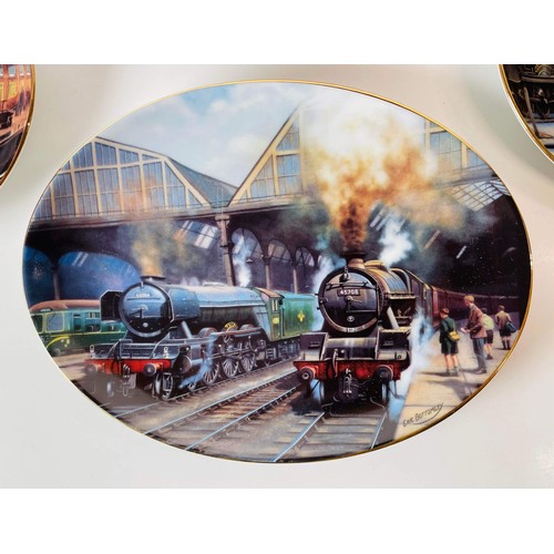 219 - FOUR TRAIN COLLECTORS PLATES