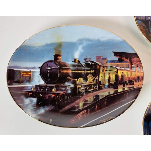 219 - FOUR TRAIN COLLECTORS PLATES