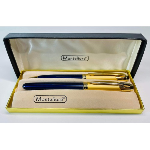 225 - TWO PEN BOX SETS BY MONTEFIORE