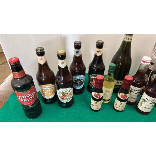 201 - QTY OF MIXED ALCOHOL / NOT FOR CONSUMPTION COLLECTORS ONLY  H/C