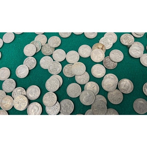 193 - 120 SIXPENCE COINS