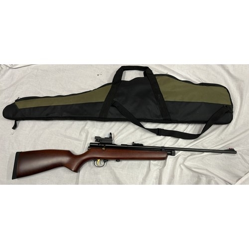 500 - BOLT ACTION .22 AIR RIFLE WITH RED LASER SIGHT ( SEE ALL PICTURES )