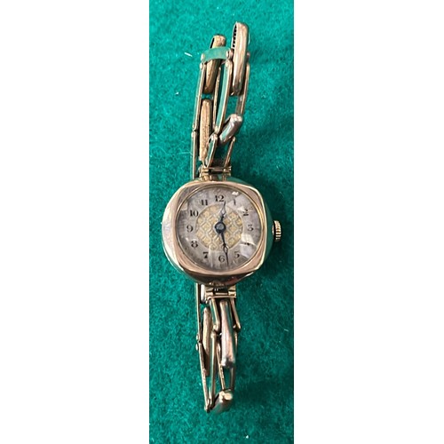 998 - LADIES ROLLED GOLD WATCH