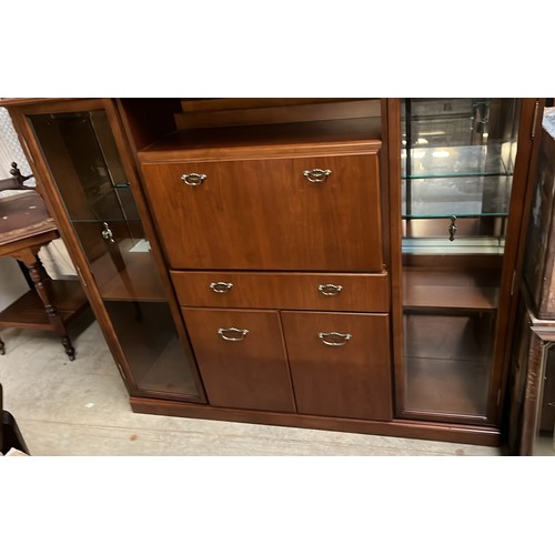 745A - CHEERY FINISH DRINKS DISPLAY CABINET