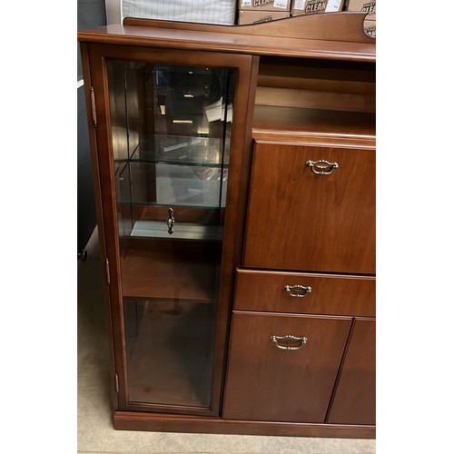 745A - CHEERY FINISH DRINKS DISPLAY CABINET