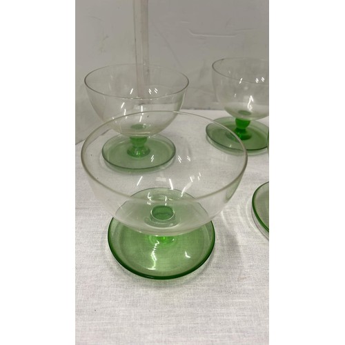 21 - RETRO GLASS SUNDAE DISHES