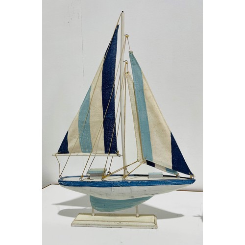 57 - THREE MODEL YACHTS