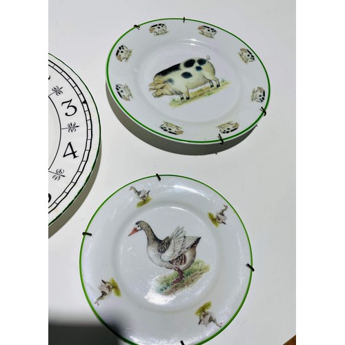 42 - FARM YARD ANIMAL PLATES