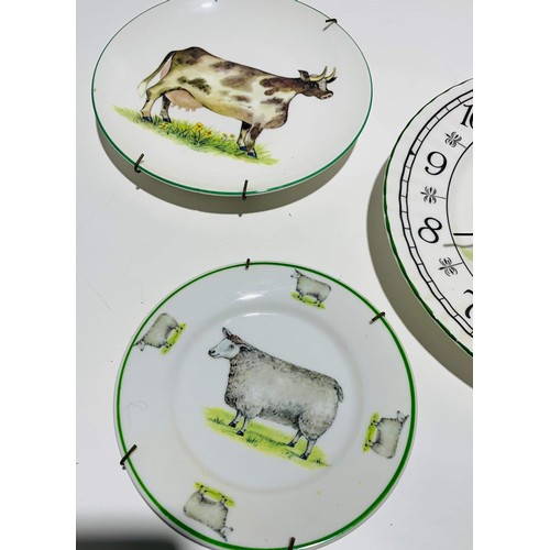 42 - FARM YARD ANIMAL PLATES