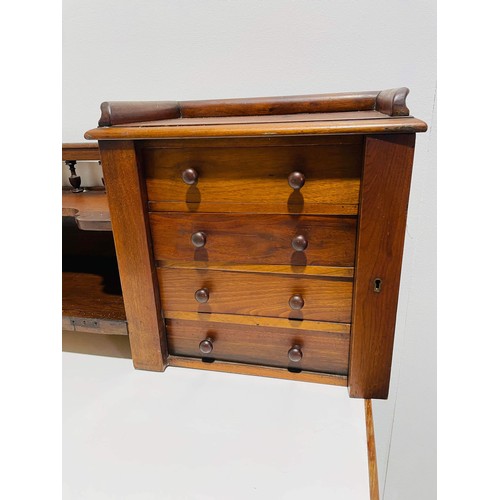 73 - VICTORIAN MAHOGANY DESK TOP DRAWERS