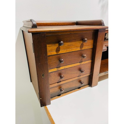 73 - VICTORIAN MAHOGANY DESK TOP DRAWERS