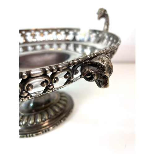 96 - SILVER PLATE CENTRE TABLE DISH STAND