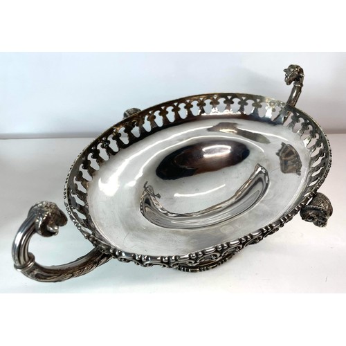 96 - SILVER PLATE CENTRE TABLE DISH STAND