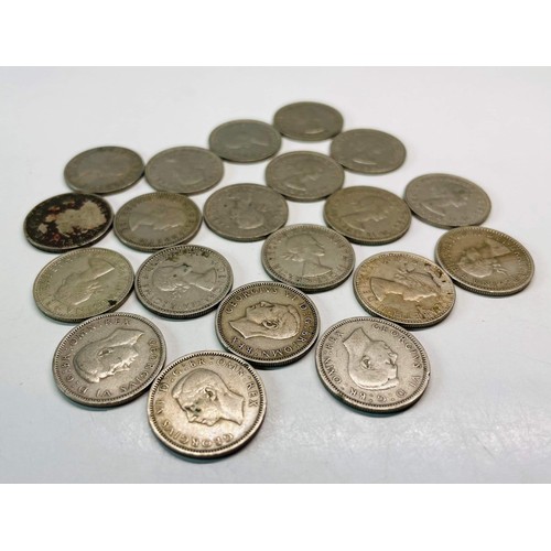 132 - 20 X SIXPENCE COINS