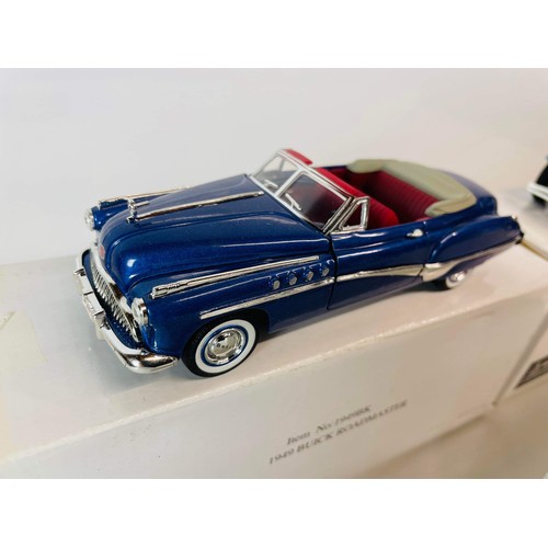 209 - AMERICAN STYLE MODEL CARS BOXED WITH CERTS