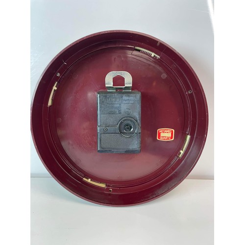 206 - RETRO METAMEC ROUND WALL CLOCK