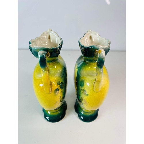 200 - PAIR OF SMALL EDWARDIAN VASES