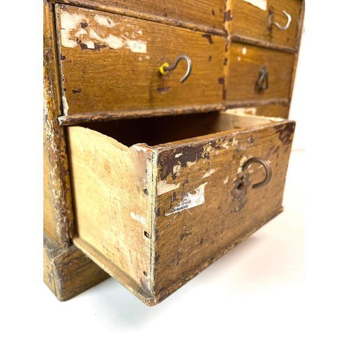 152 - EDWARDIAN PINE STORAGE DRAWERS