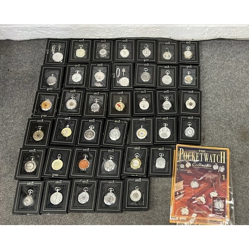 245 - 39 X COLLECTORS POCKET WATCHES AND MAGERZINES