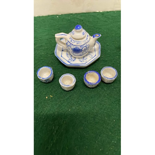 235 - MINIATURE SCALE TEA SETS