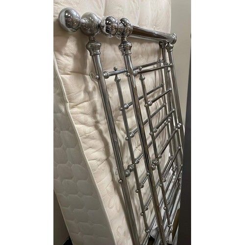 265 - METAL FRAMED DOUBLE BED SET