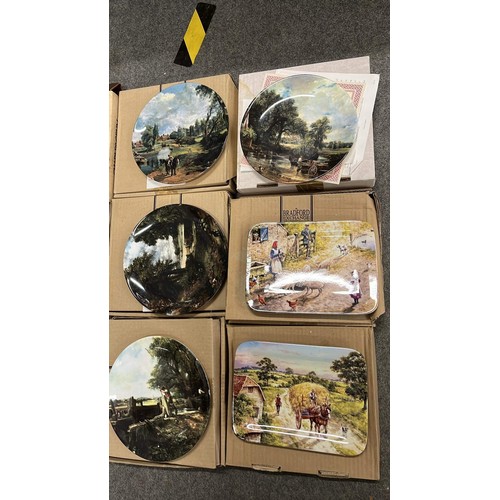 238 - 9 X MIXED COLLECTORS PLATES