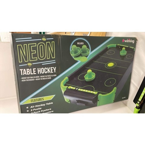 267 - NEON TABLE HOCKY GAME