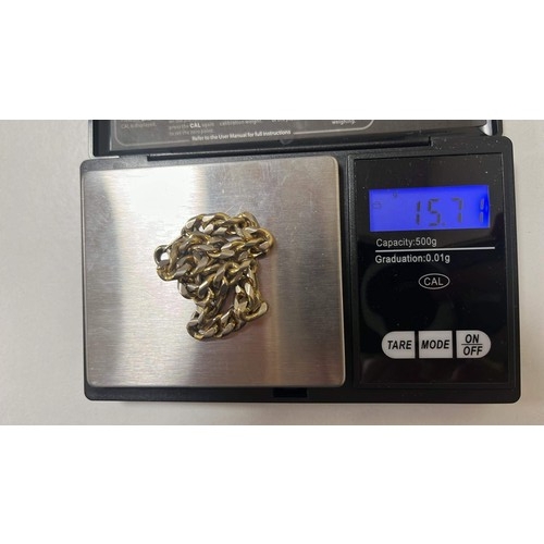 15 - PLORO 18ct gold bracelet total weight 15.71g