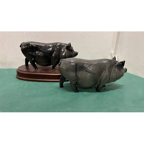 6 - TWO PIGS / ONE HAS ROYAL DOULTON MARK