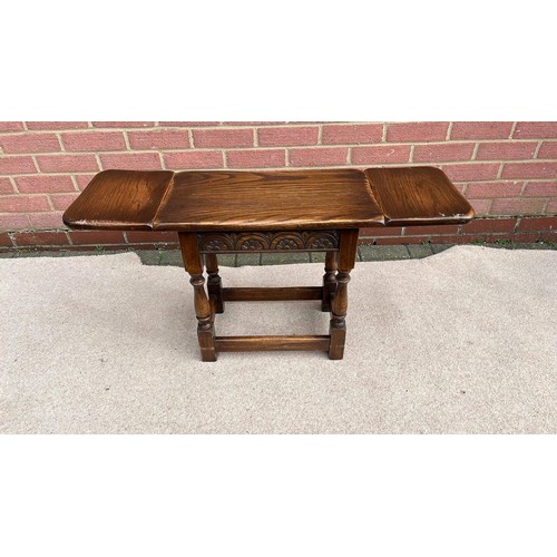 760 - OAK DROP LEAF COFFEE TABLE