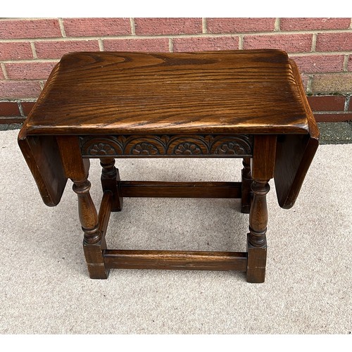 760 - OAK DROP LEAF COFFEE TABLE