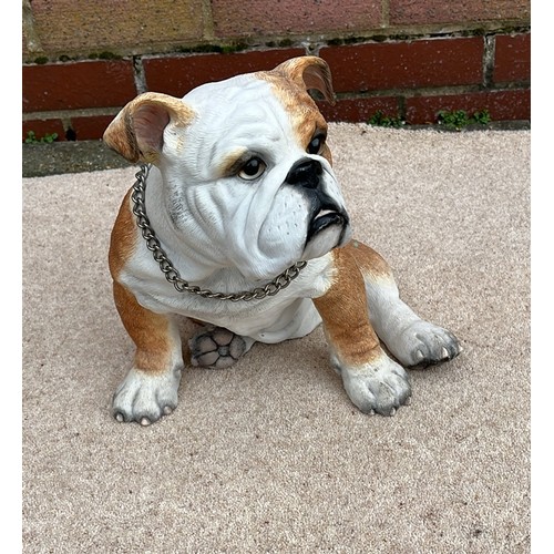 755 - LARGE RESIN BULLDOG