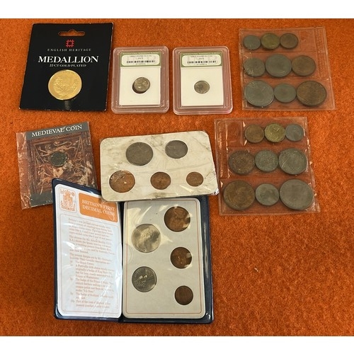 1020 - Selection of coinage