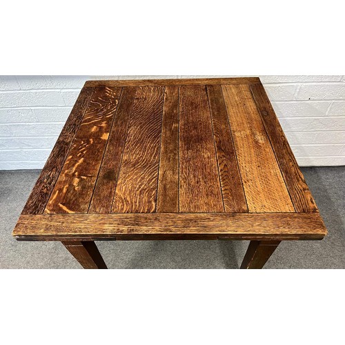 265 - ART DECO OAK DRAWLEAF TABLE