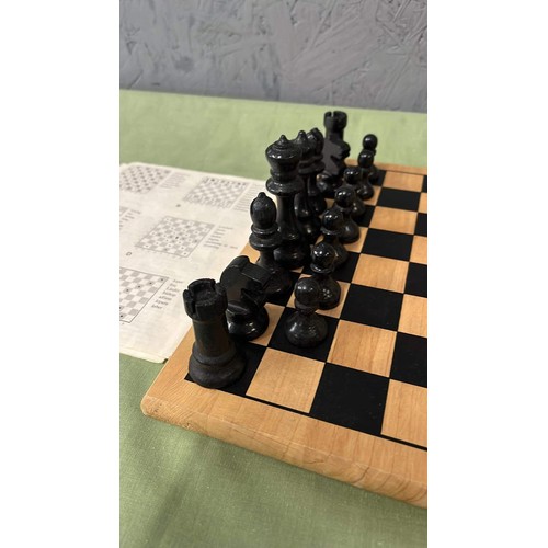 205 - CHESS SET IN WOOD